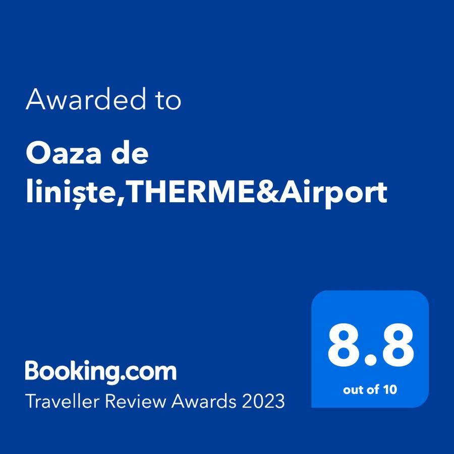 Oaza De Liniste,Therme&Airport Corbeanca Eksteriør bilde